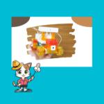 【KOOV】「はじめてのロボットプログラミング」ステージ5「DCモーターで回転運動」を紹介するだんにゃあ